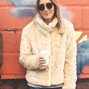 Faux fur jacket